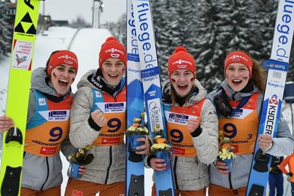 Josephin Laue bei den Juniorenweltmeisterschaften 2020 &ndash; Bronzemedaille mit dem Damen-Team